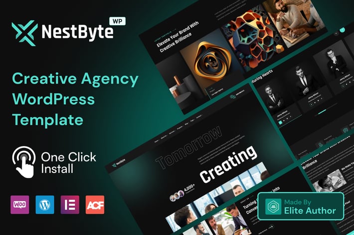 Nestbyte- Creative Agency and Startup Theme 
