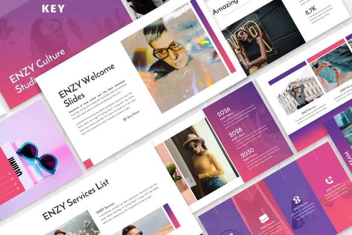 Enzy - Business Keynote Template