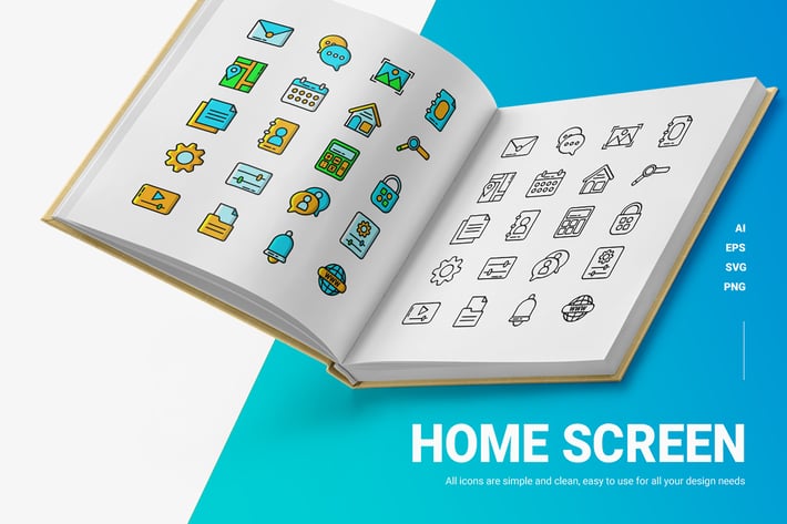 Home Screen - Icons