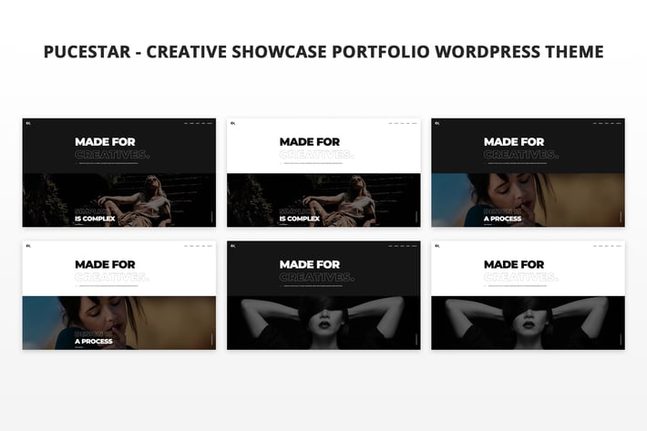 Pucestar - Creative Showcase Portfolio WordPress