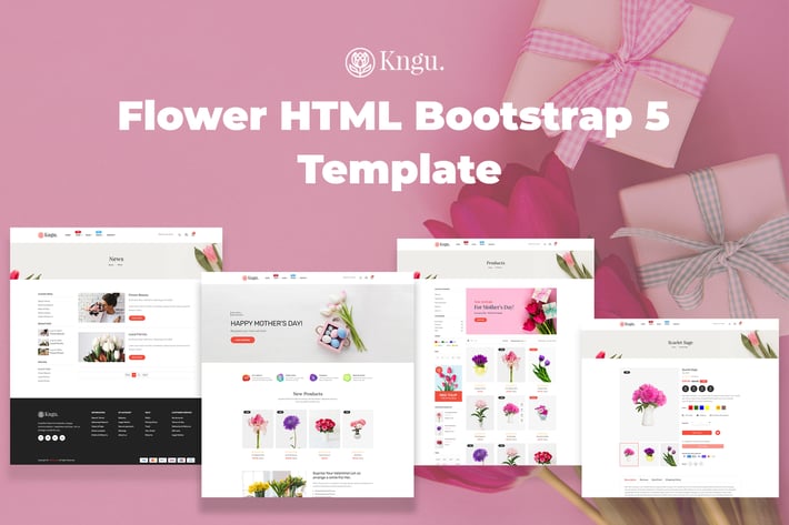 Kngu - Flower HTML Bootstrap 5 Template