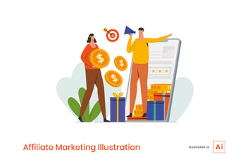Affiliate Marketing Illustration
