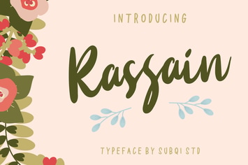 AMR Rassain Typeface