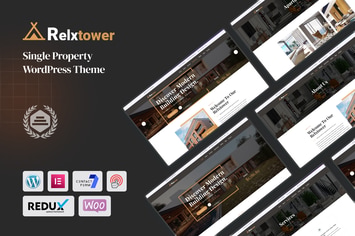 Relxtower - Single Property Elementor WordPress