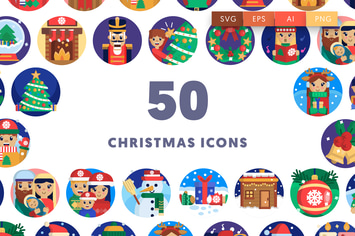 50 Christmas Icons