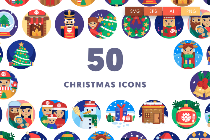 50 Christmas Icons
