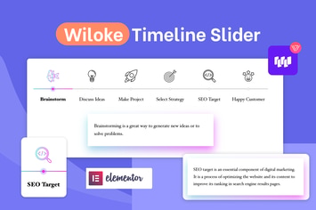 Wiloke Timeline Slider for Elementor