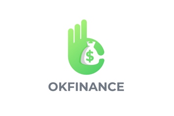 OK Hand Gesture and Money Bag Negative Space Logo