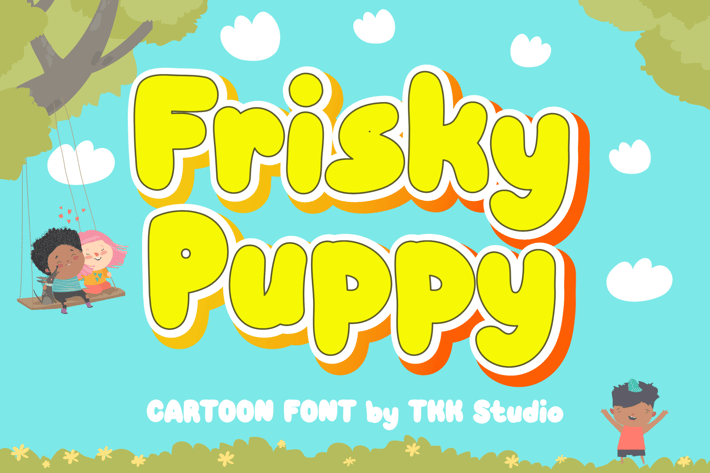 Frisky Puppy - Cartoon Font
