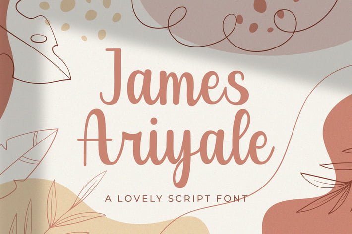 James Ariyale - Handwritten Font