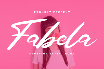 Fabela | Feminie Script Font