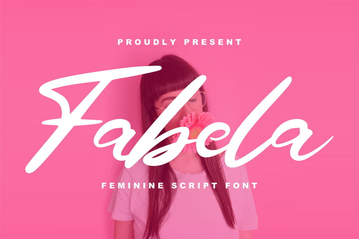 Fabela | Feminie Script Font