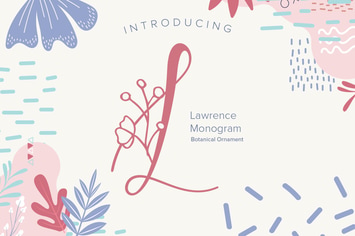 Laurence Monogram Font 