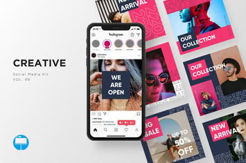 Creative Social Media Kit Vol. 06 - Keynote