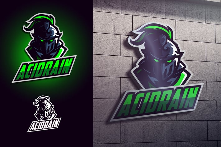Luminous Knight Mascot Esports Logo