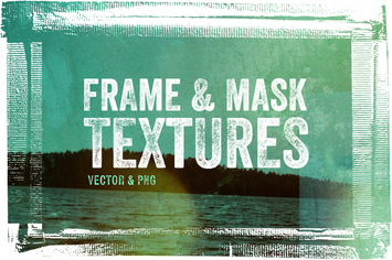 Frame & Mask Textures - Vector & PNG