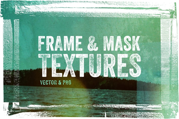 Frame & Mask Textures - Vector & PNG