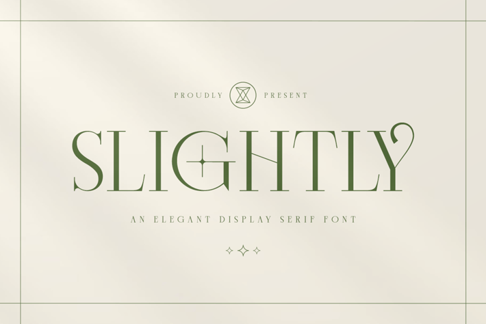 Slightly - Elegant Display Serif