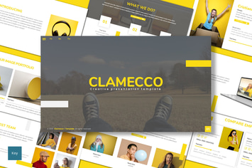 Clamecco - Creative Keynote Template