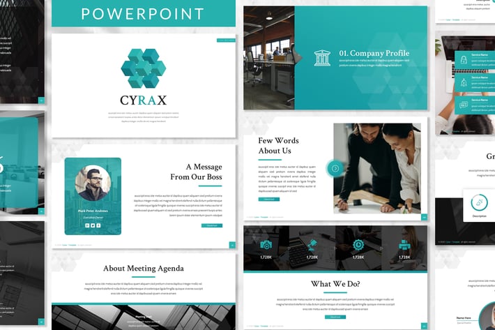 Cyrax - Digital Creative Powerpoint Template