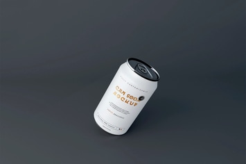 Soda Can Mockup