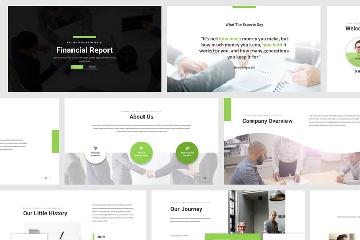Financial Report Powerpoint Presentation