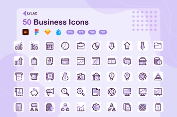 Lylac - Business Icons