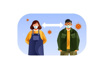 Social distancing to avoid spreading coronavirus
