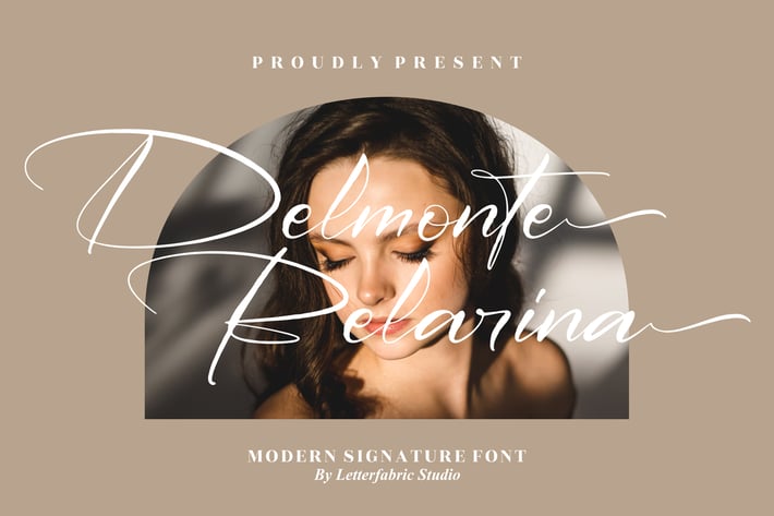 Delmonte Belarina Modern Signature Font