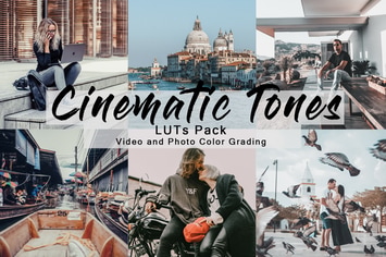 Cinematic Tones -  LUTs Pack for Video and Photo