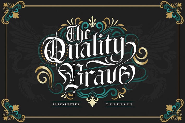 The Quality Brave Typeface
