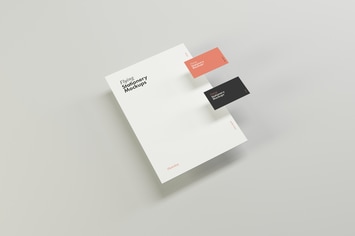 Flying Stationery Mockups