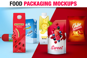 Food Packaging Mockups