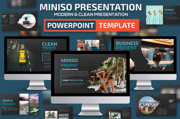 Miniso Powerpoint Presentation Template
