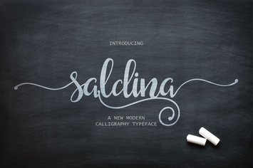 Saldina Script