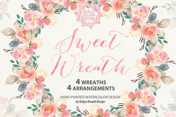 Sweet Garden wreath