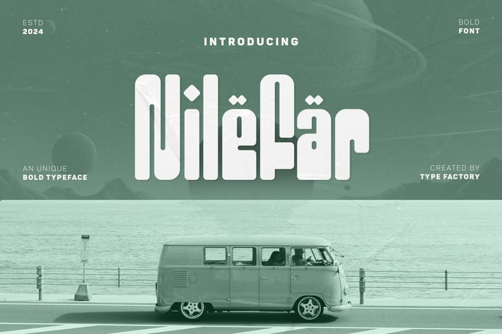 Nilefar - Unique Bold Typeface