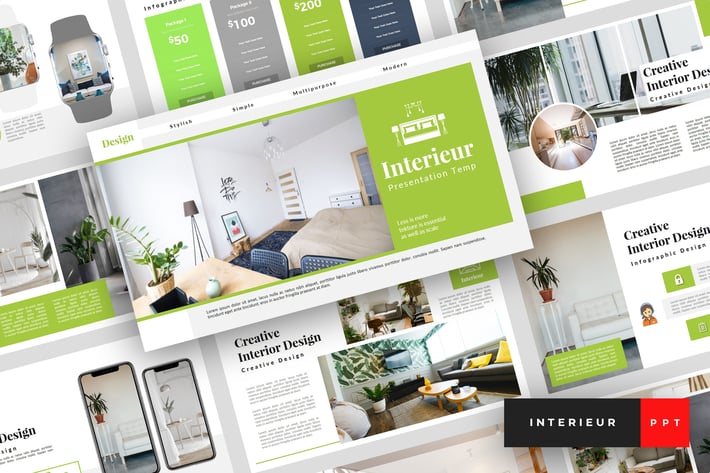 Interieur - Interior Design PowerPoint Template