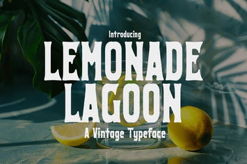 Lemonade Lagoon - Vintage Typeface