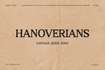 Hanoverians Vintage Font