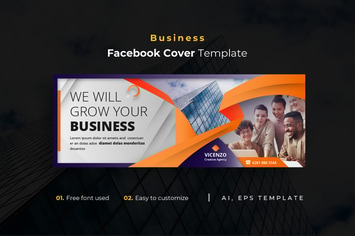 Business r31  Facebook Cover Template
