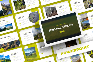 The Mount Hikers - Powerpoint Template