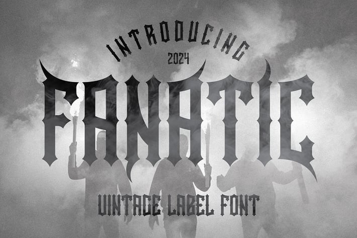 Fanatic - Retro Label Font