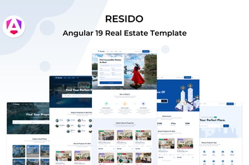 Resido - Angular 19 Real Estate Template