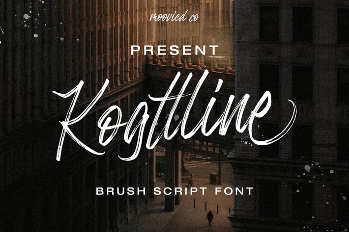 Kogttline Brush Font
