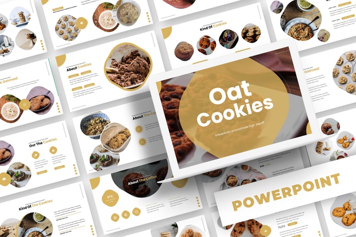 Oat Cookies - Powerpoint Template