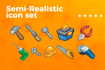 Games and applications icon set vol 8