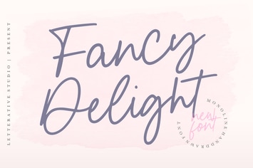 Fancy Delight - Handdrawn Logo Font