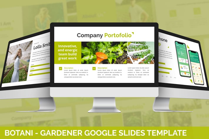 Botani - Gardener Google Slides Template
