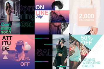 10 Social Media Post duotone Vol. 02